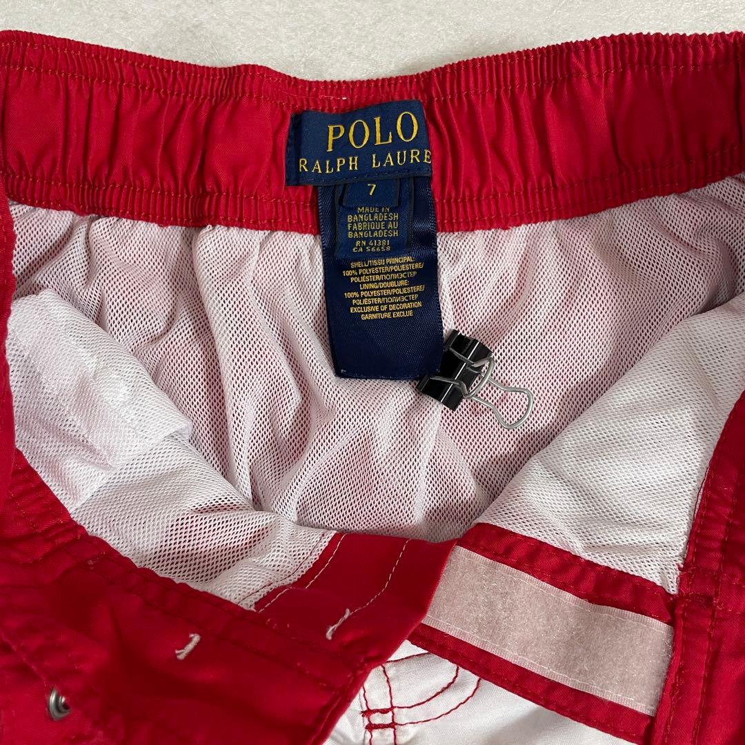 【美品】POLO RALPH LAUREN スイムショーツ サイズ7 キッズ