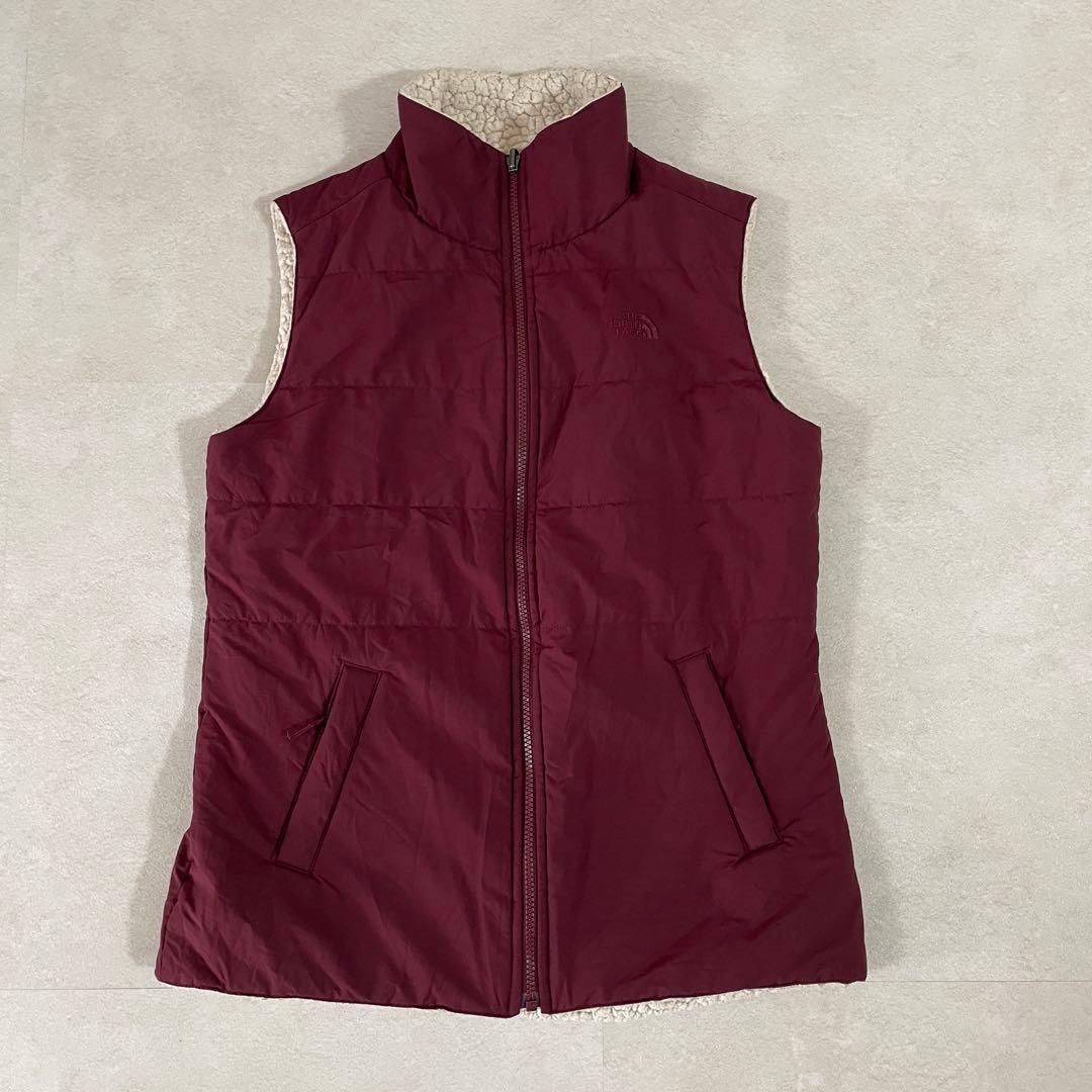 【美品】THE NORTH FACE リバーシブル ダウンベスト S/P