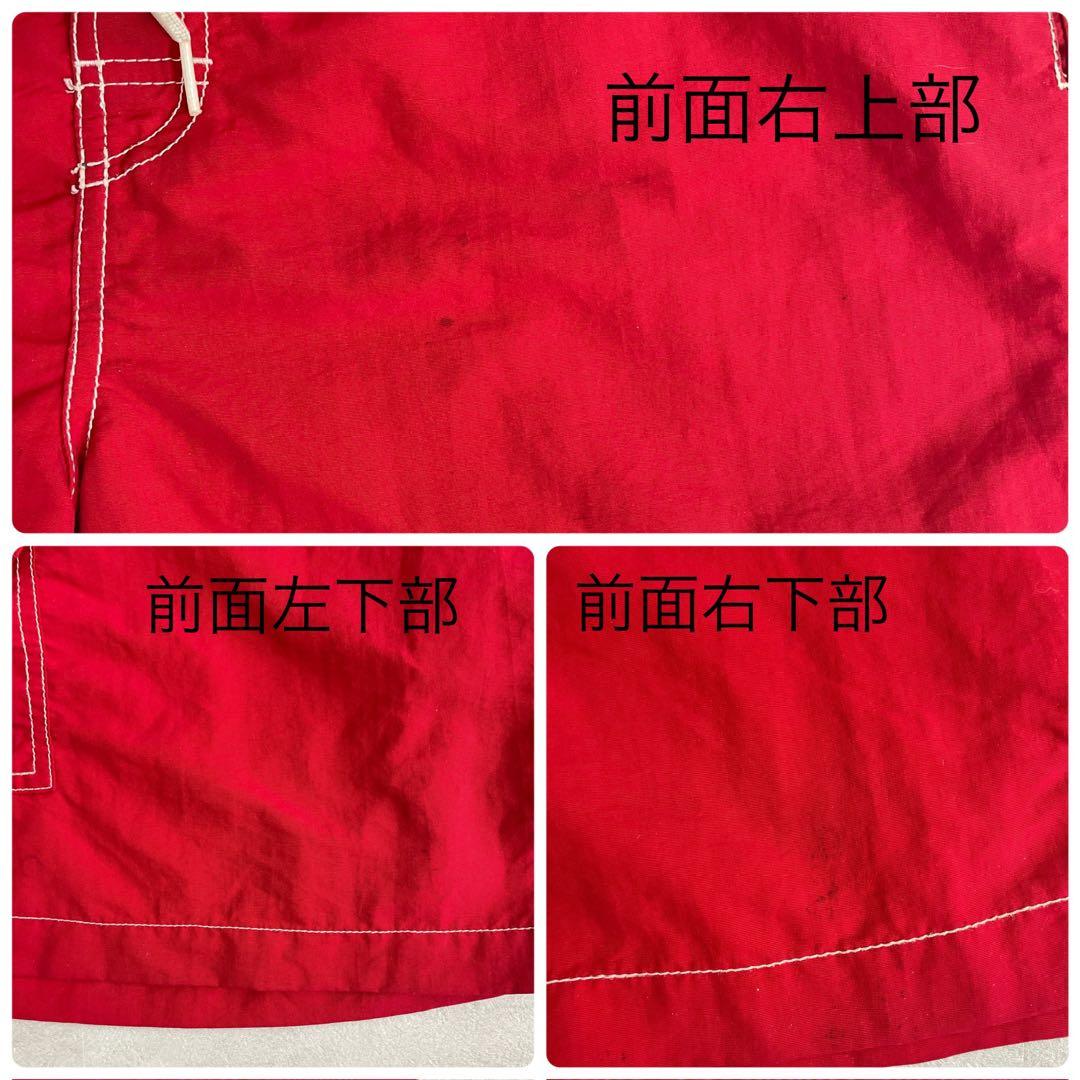 90s POLO RALPH LAUREN レッド スイムショーツ Lサイズ