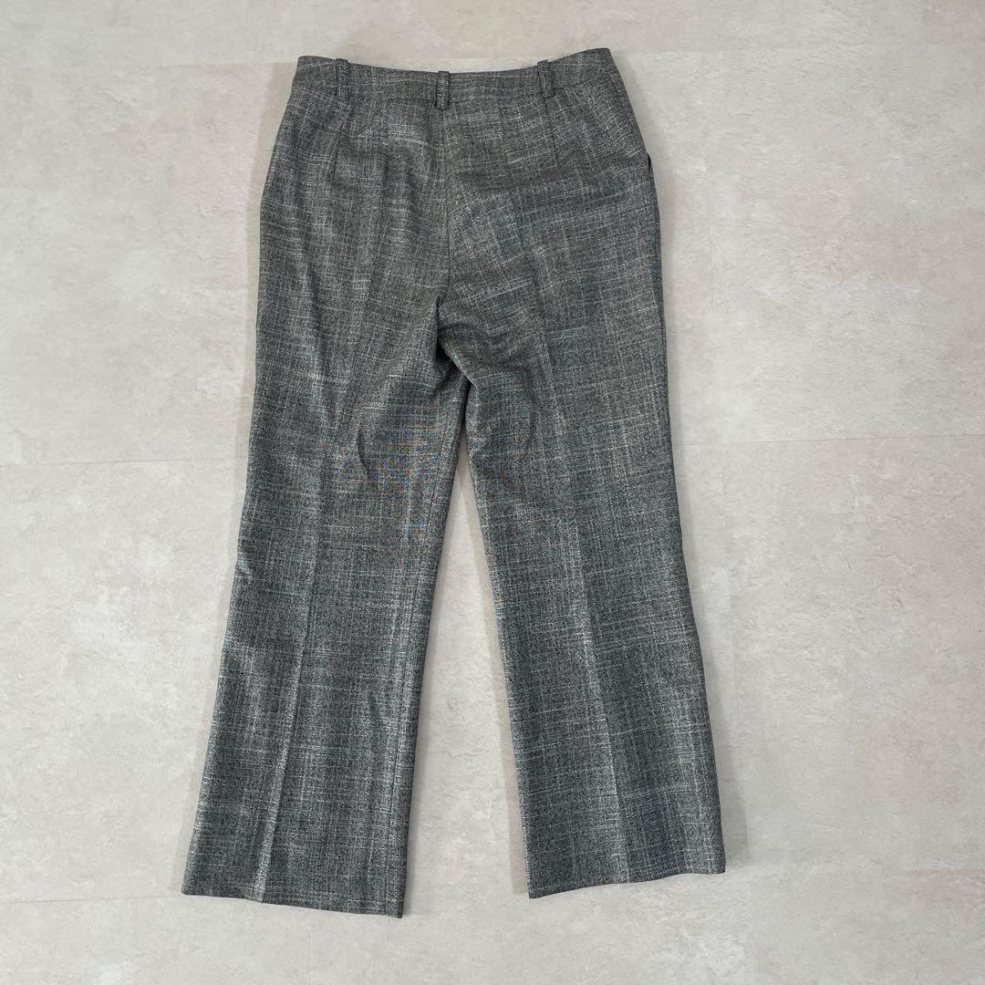 【美品】 Leilian セットアップ シルク混 サイズ9 （M相当）グレー