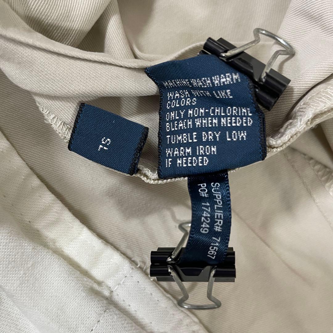 【美品】90s POLO RALPH LAUREN ハーフパンツ アイボリー