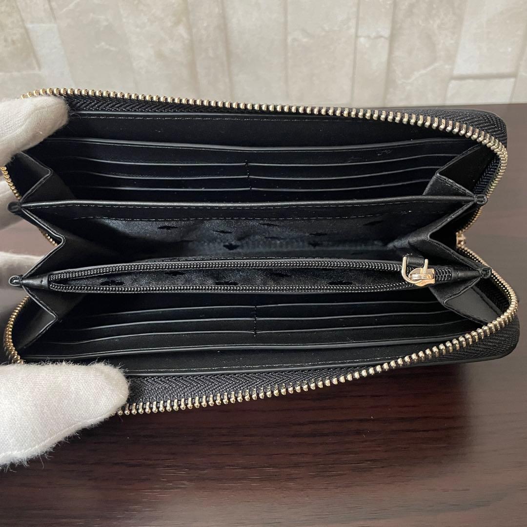 訳あり新品 kate spade 長財布 ブラック