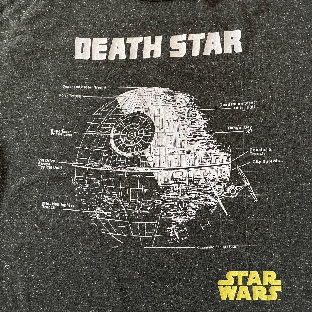【美品】STAR WARS デス•スター グラフィック 半袖Tシャツ 黒 2XL