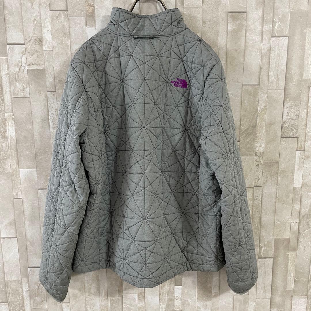 古着 THE NORTH FACE キルティングジャケット サイズL グレー