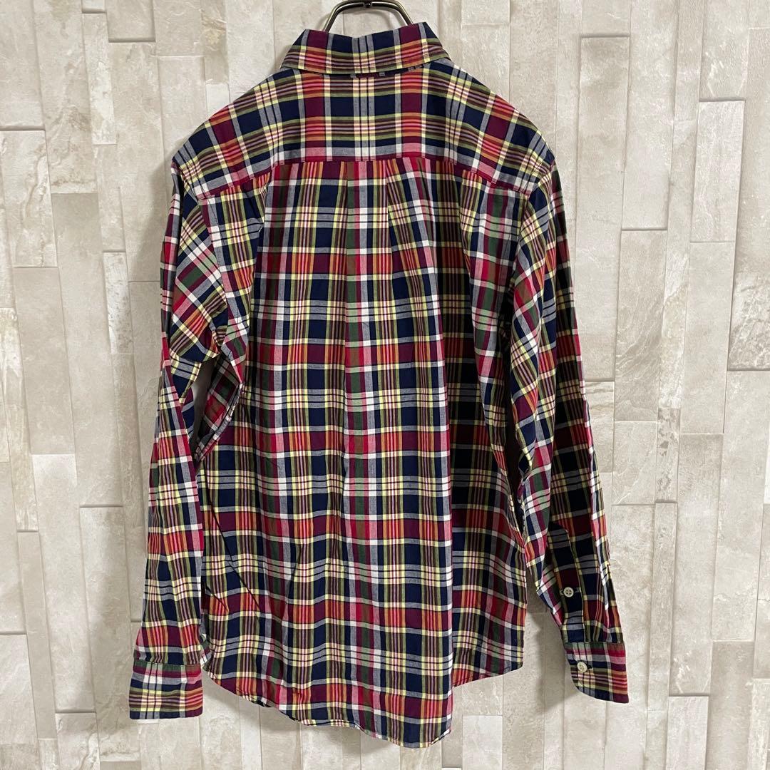 【美品】90s POLO RALPH LAUREN 長袖シャツ ポニー刺繍