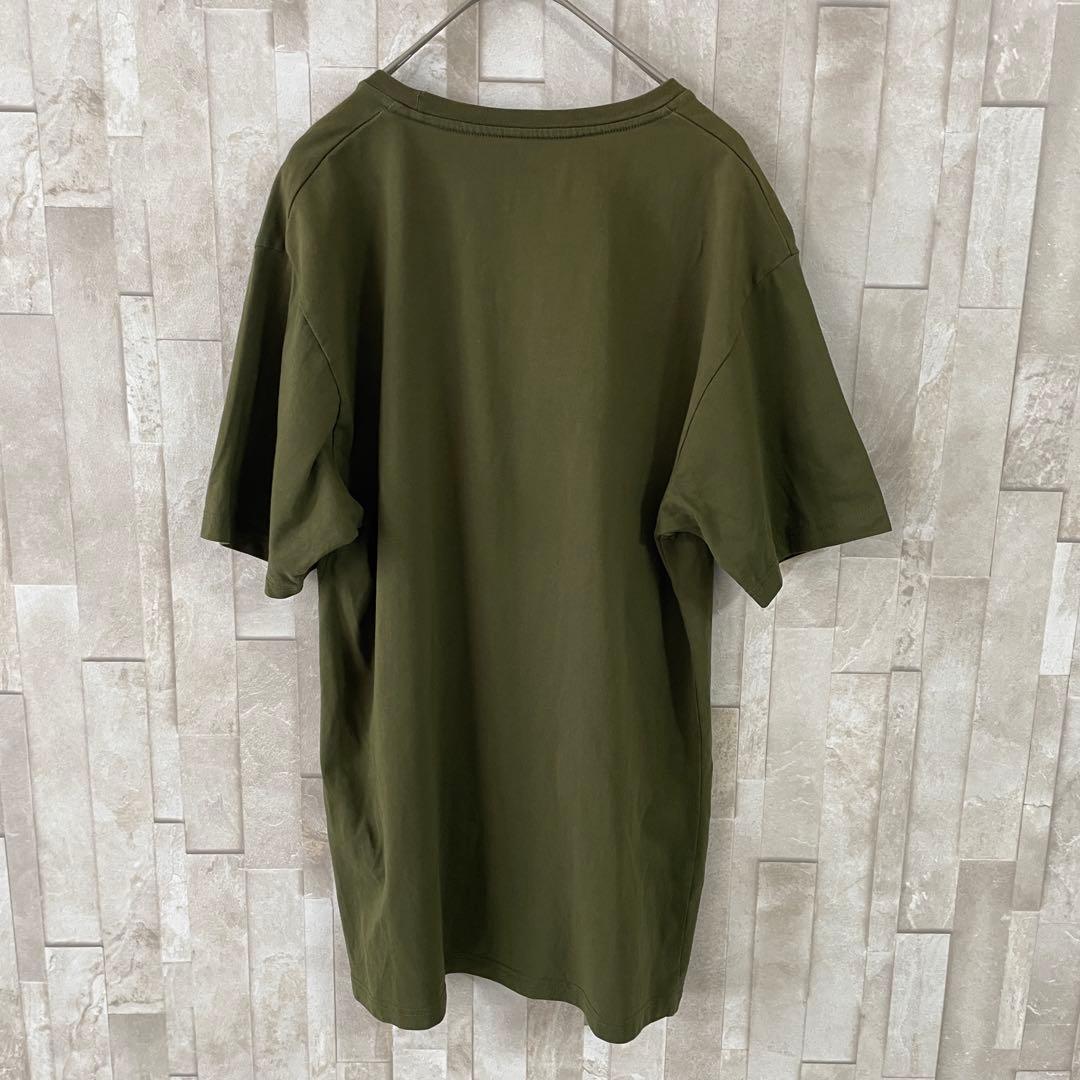 【美品】POLO RALPH LAUREN 半袖Tシャツ M カーキ 裾ポニー