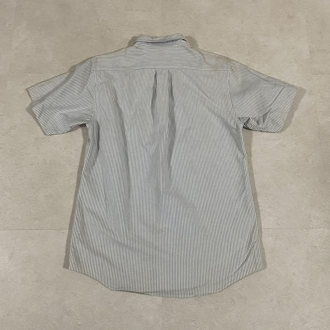 90s POLO RALPH LAUREN 半袖シャツ ポニー刺繍 ストライプ