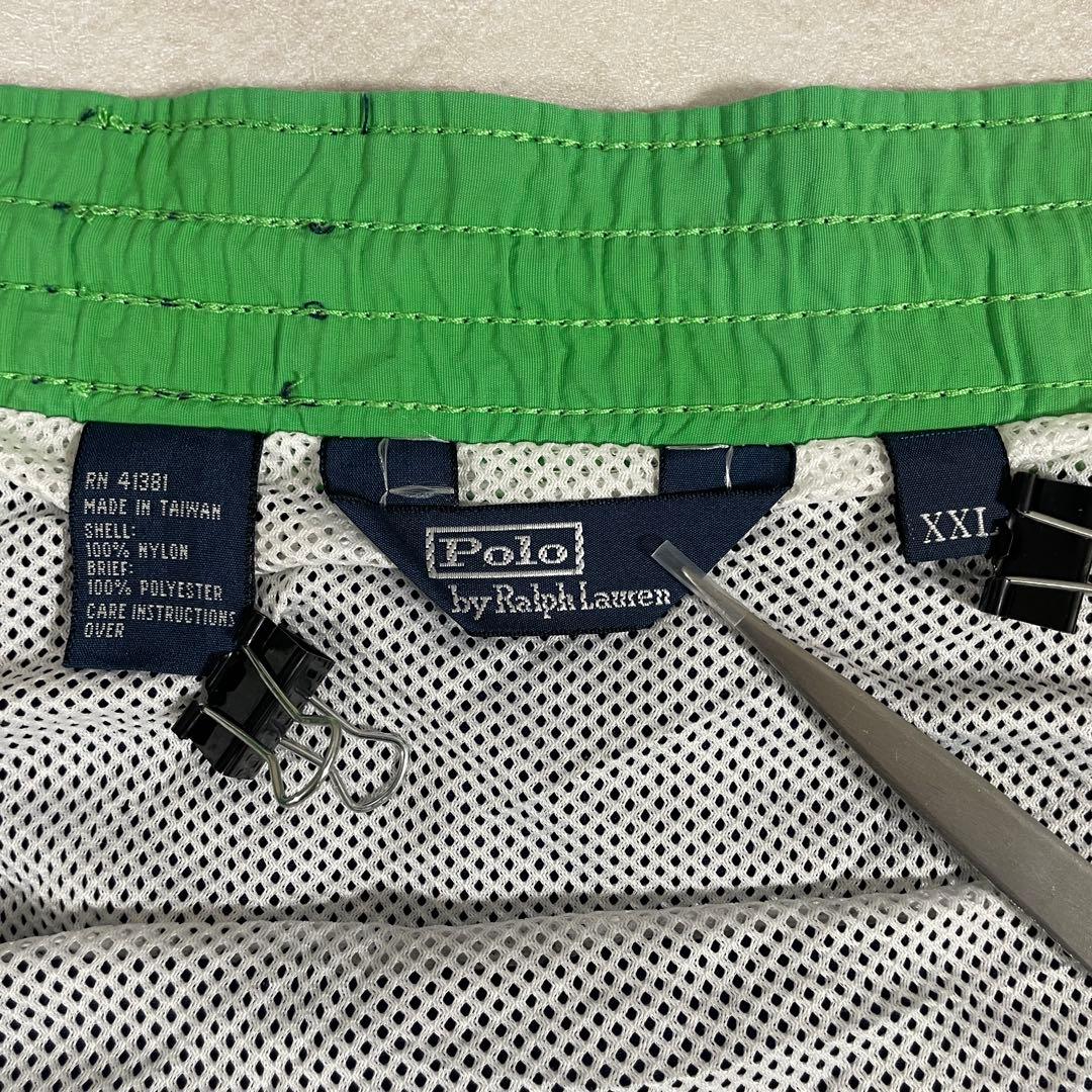 【美品】90s POLO RALPH LAUREN スイムショーツ XXL