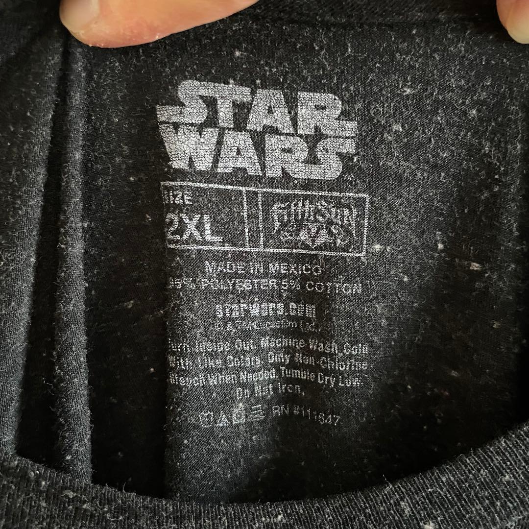 【美品】STAR WARS デス•スター グラフィック 半袖Tシャツ 黒 2XL