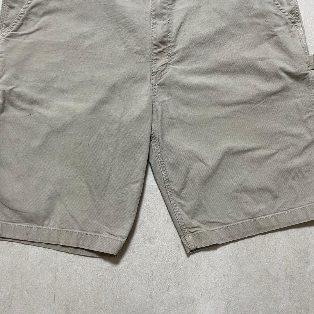 古着 carhartt ハーフパンツ サイズ40 ベージュ