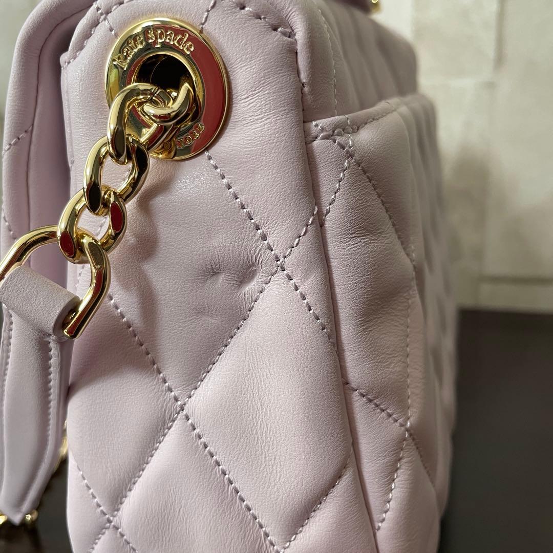【早い者勝ち】 訳あり新品 kate spade ショルダーバッグ 淡いパープル