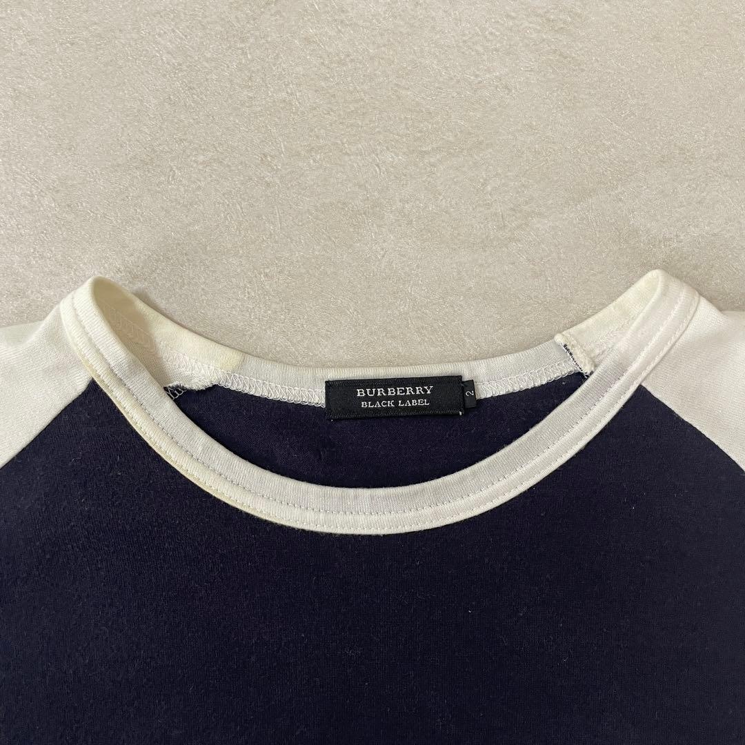 BURBERRY BLACKLABEL バックプリント 半袖Tシャツ 2サイズ