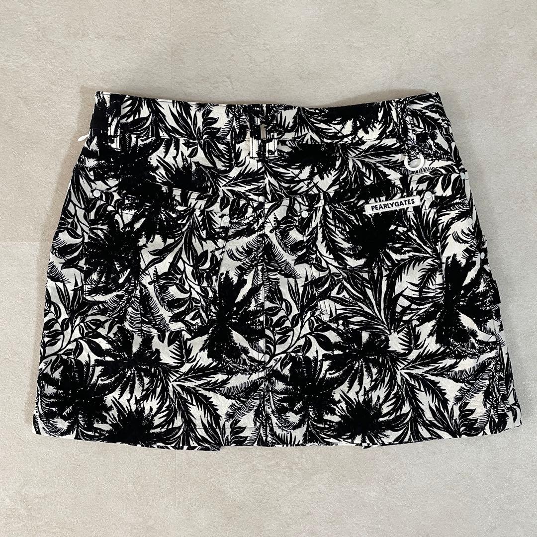 【美品】 PEARLY GATES ミニスカート ゴルフウェア 花柄 サイズ1