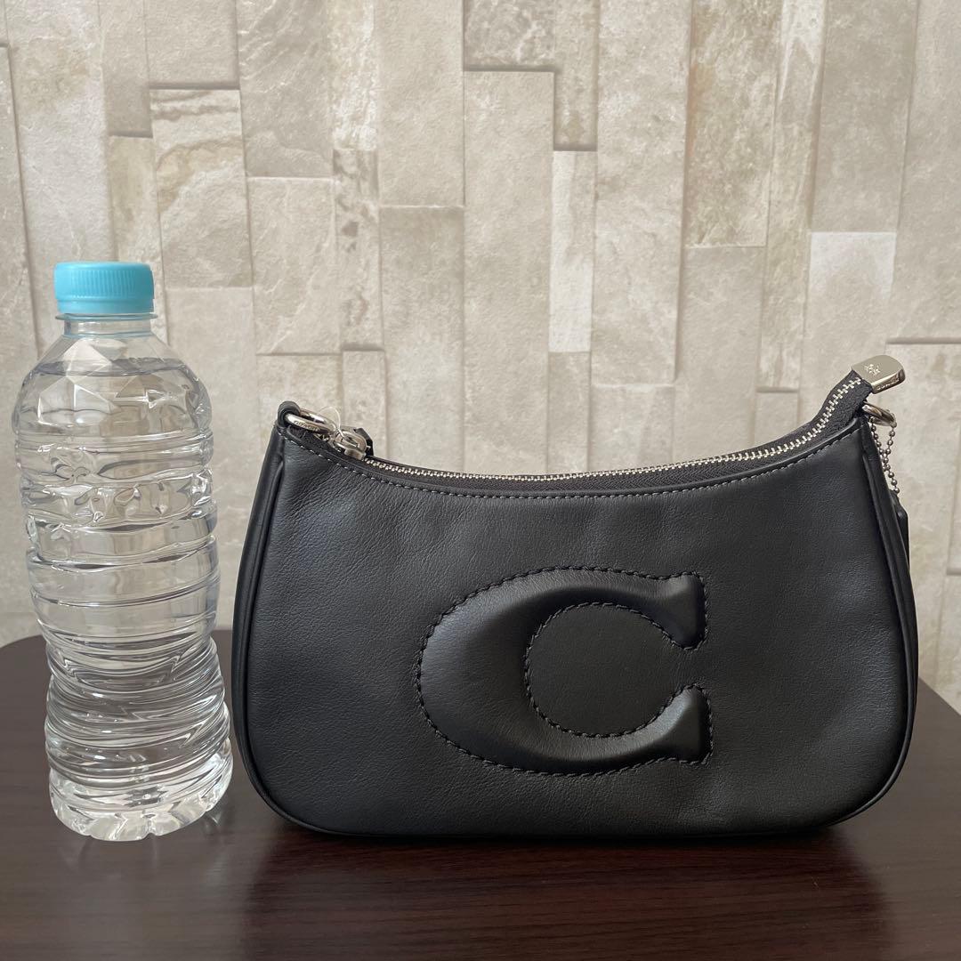 訳あり新品 COACH テリ ショルダーバッグ ブラック 2way