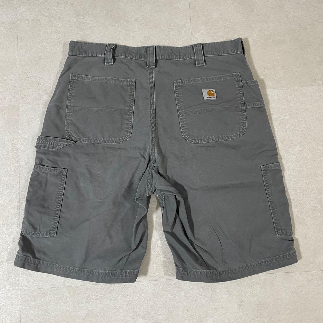 古着 carhartt ハーフパンツ サイズ36 グレー