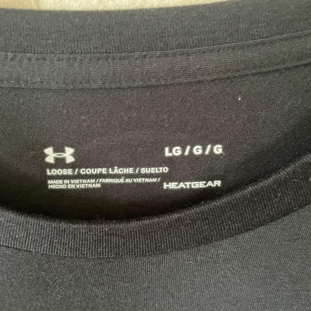【美品】古着 UNDER ARMOUR 長袖Tシャツ Lサイズ ブラック