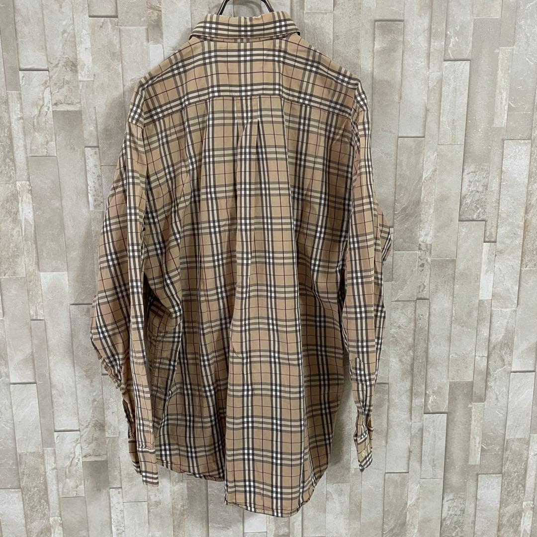 古着 BURBERRY LONDON 長袖シャツ サイズL バーバリーチェック