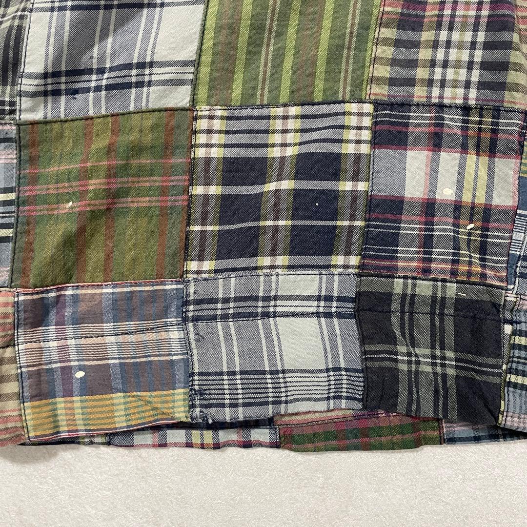 90s POLO RALPH LAUREN ハーフパンツ 34 パッチワーク