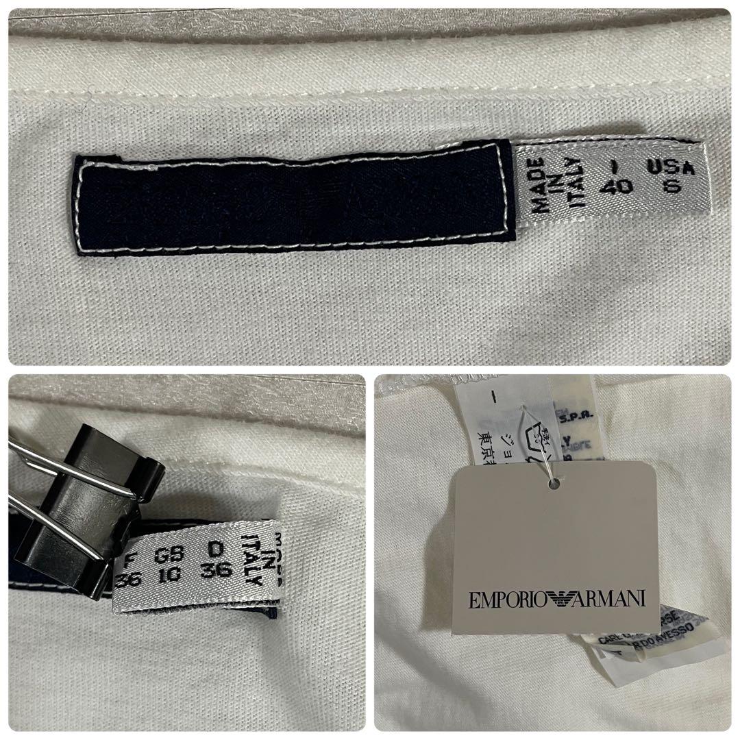 【新品未使用タグ付】EMPORIO ARMANI クリーム色 イタリア製