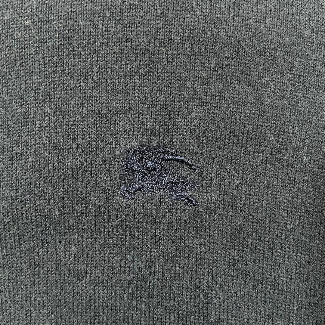 【美品】BURBERRY BLUE LABEL 長袖カーディガン ロゴ刺繍