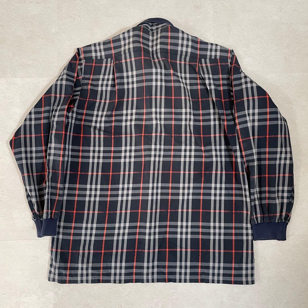 90s BURBERRY バーバリー 長袖シャツ チェック柄 サイズM – OMNISTYLE