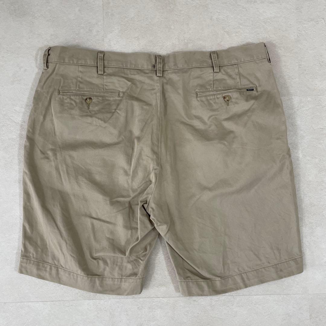 90s POLO RALPH LAUREN ハーフパンツ サイズ40 ベージュ