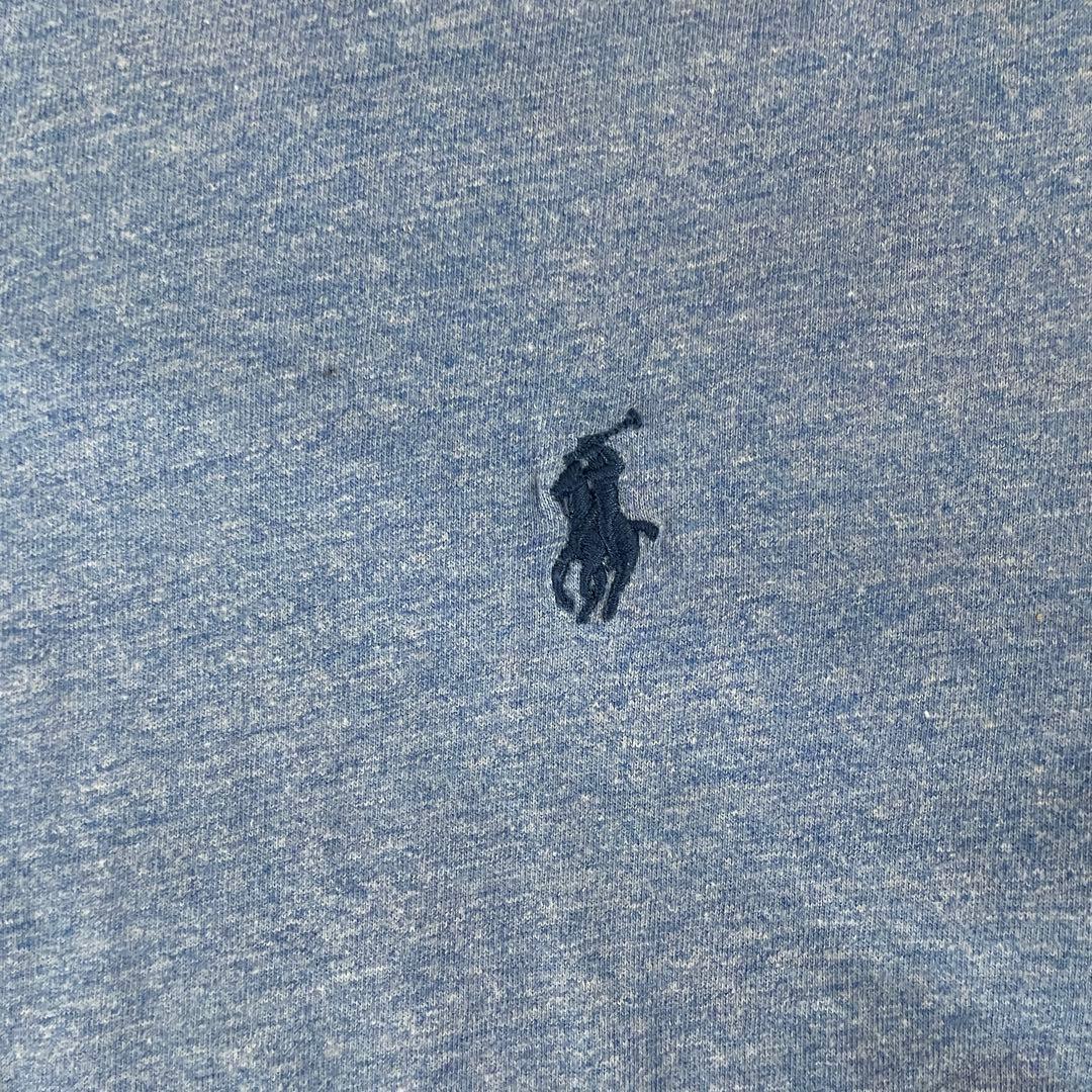 【美品】POLO RALPH LAUREN 半袖Tシャツ ポニー刺繍 S 青