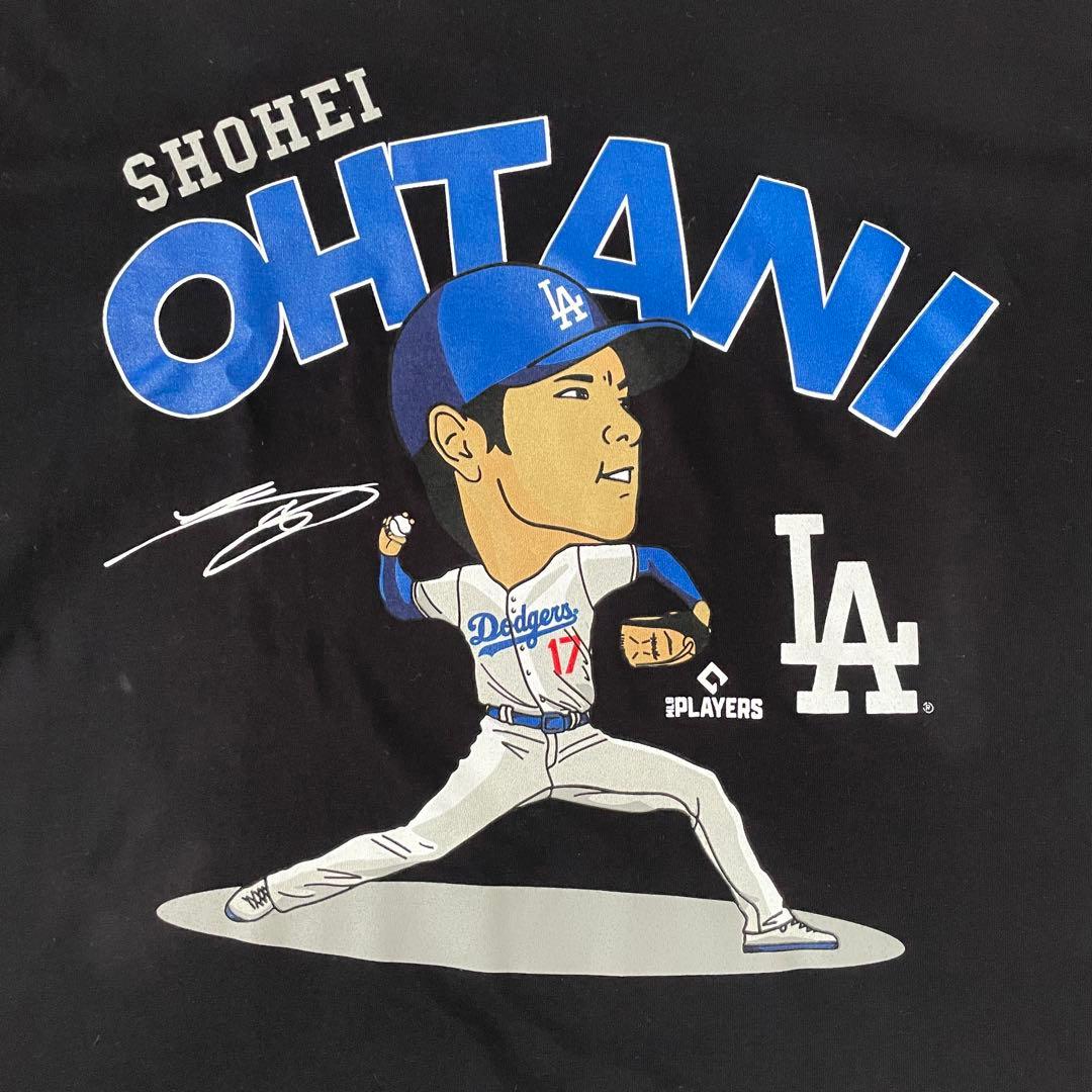 【新品未使用タグ付】NEW ERA 大谷翔平 ピッチャー Tシャツ L 黒