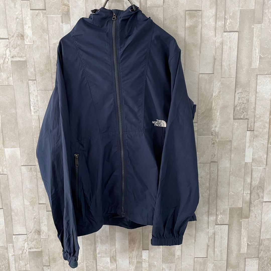 古着 THE NORTH FACE ナイロンジャケット サイズL ネイビー