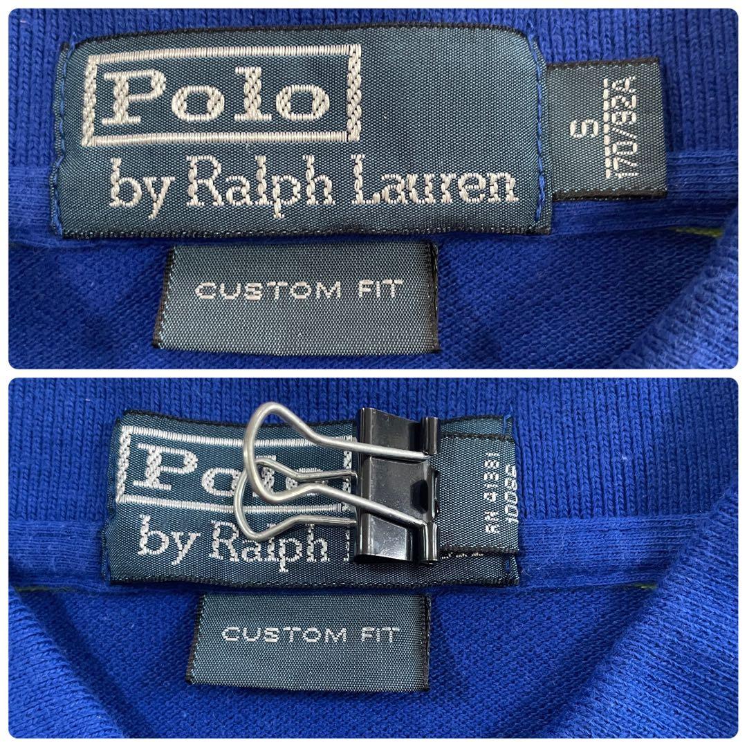 古着 90s POLO RALPH LAUREN ポニー刺繍 半袖ポロシャツ S