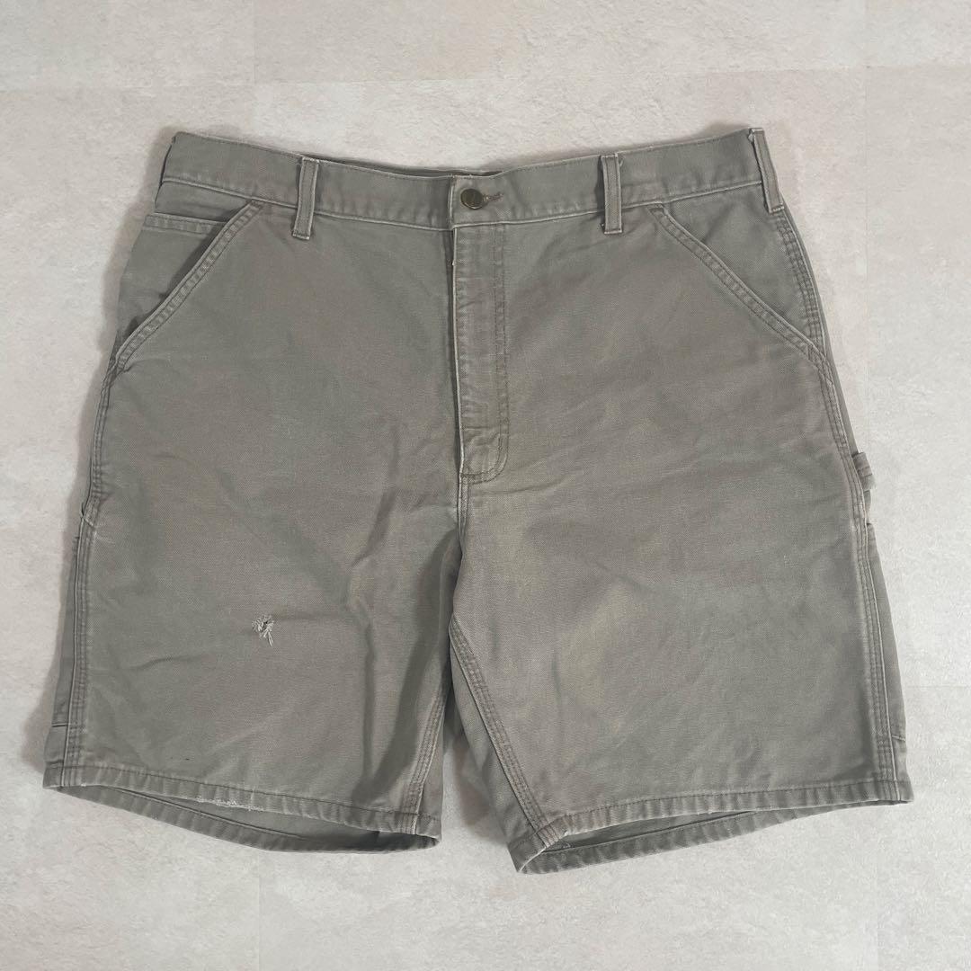 古着Carhartt ハーフパンツ カーゴパンツ サイズ36 グレー