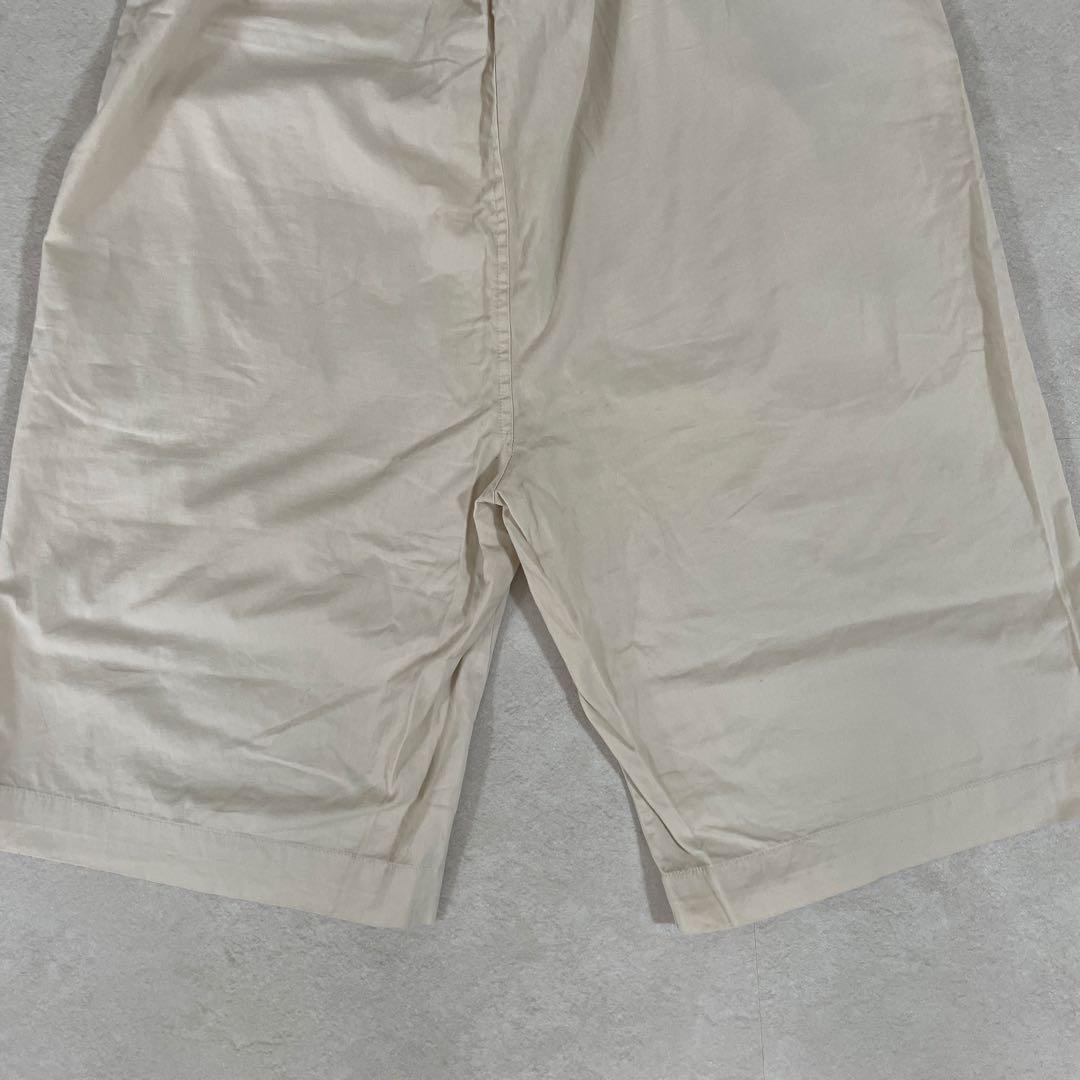 古着 POLO RALPH LAUREN ハーフパンツ サイズL クリーム色