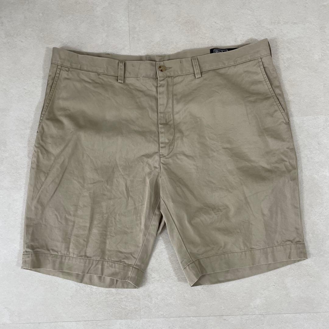 90s POLO RALPH LAUREN ハーフパンツ サイズ40 ベージュ