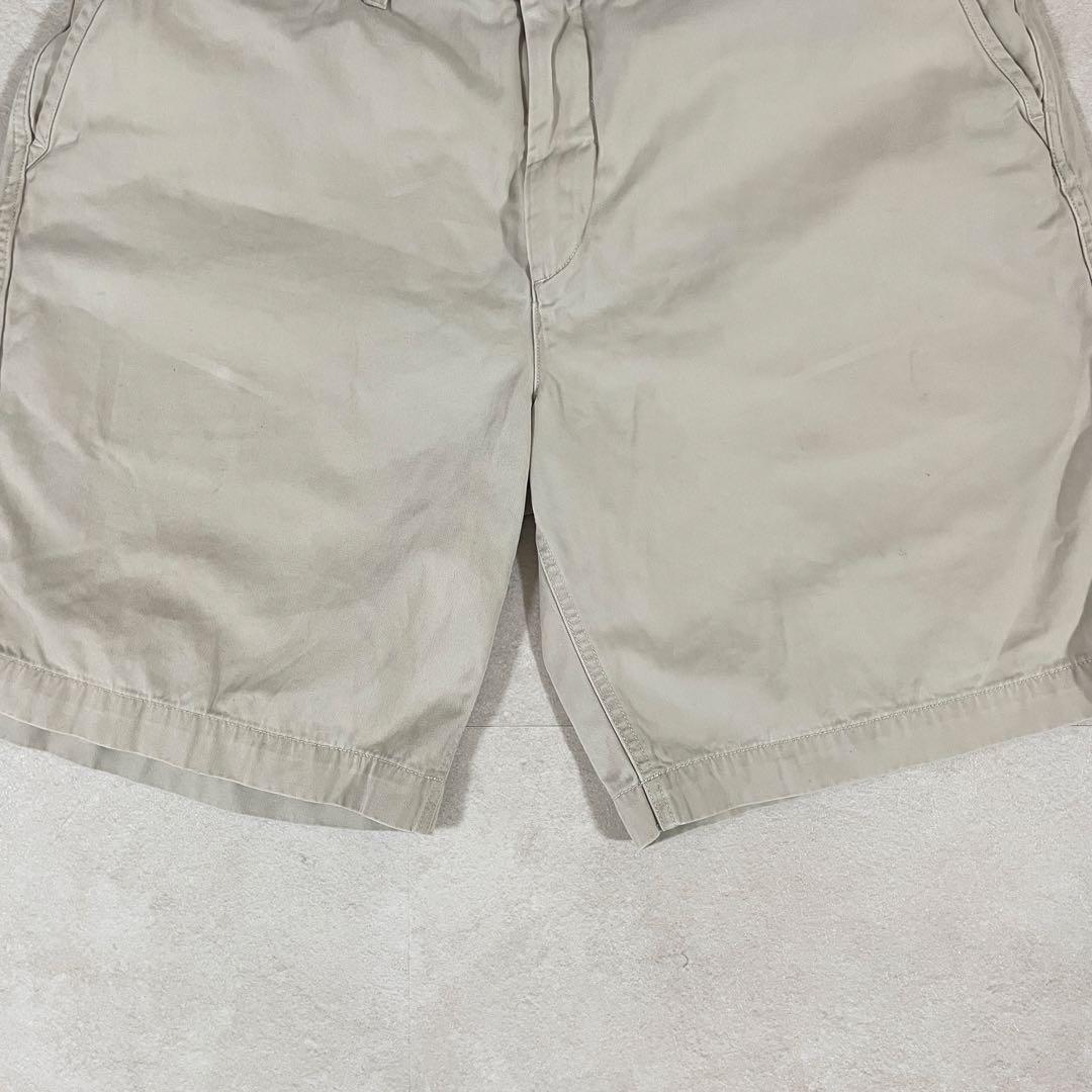 古着 POLO RALPH LAUREN ハーフパンツ サイズ38 ベージュ