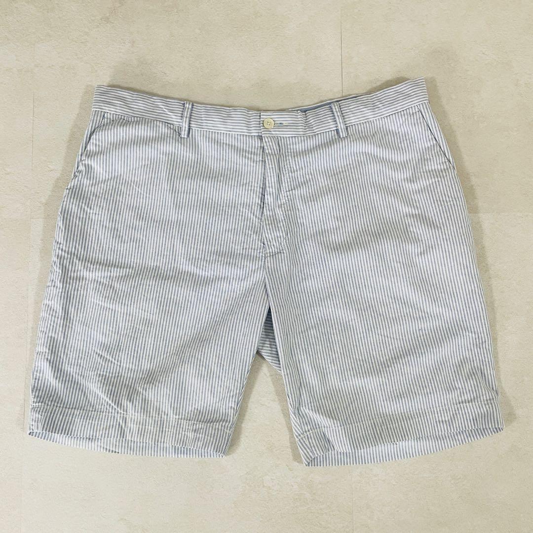 古着POLO RALPH LAUREN ハーフパンツ サイズ38 ストライプ柄
