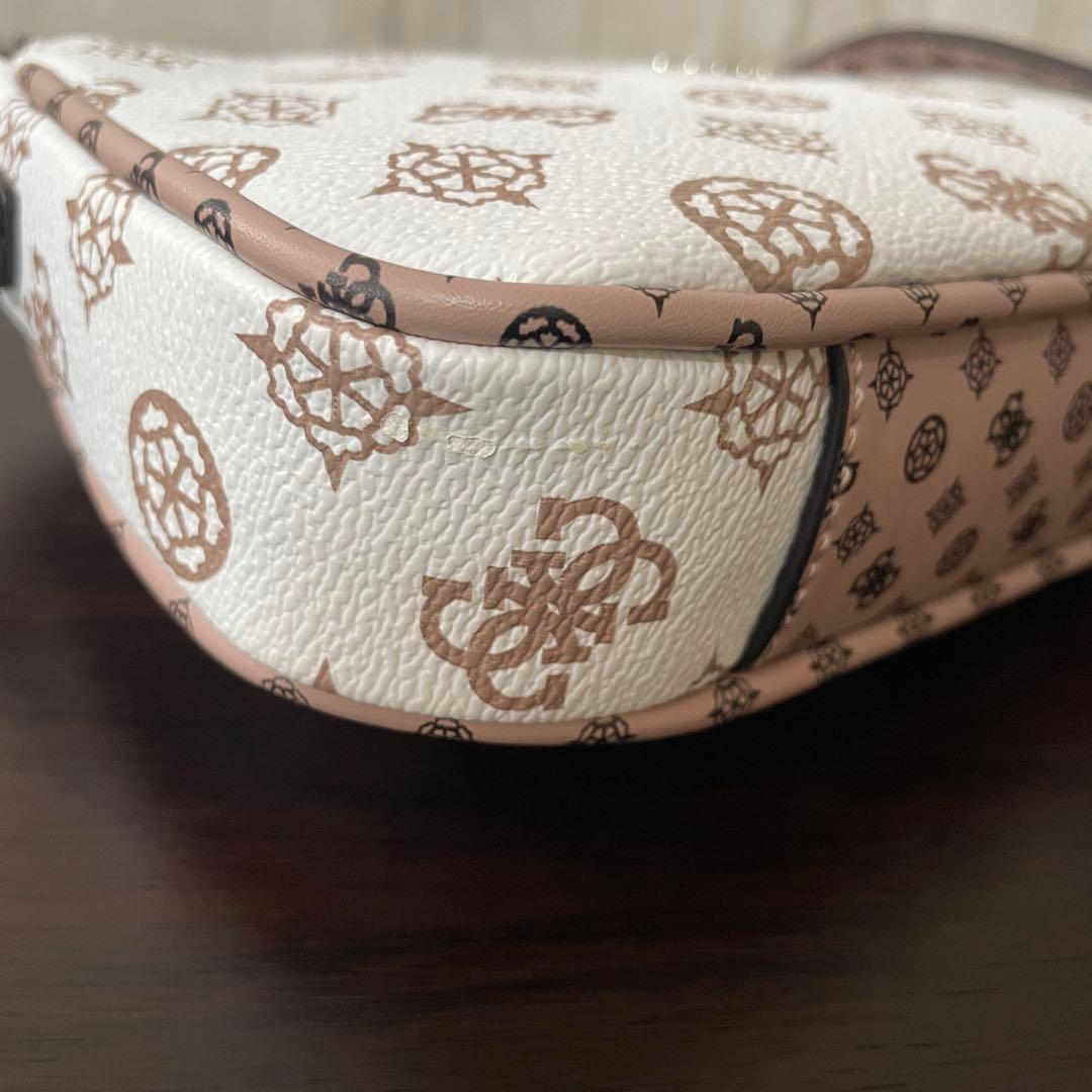 訳あり新品 GUESS ショルダーバッグ ダブルポーチ 2way