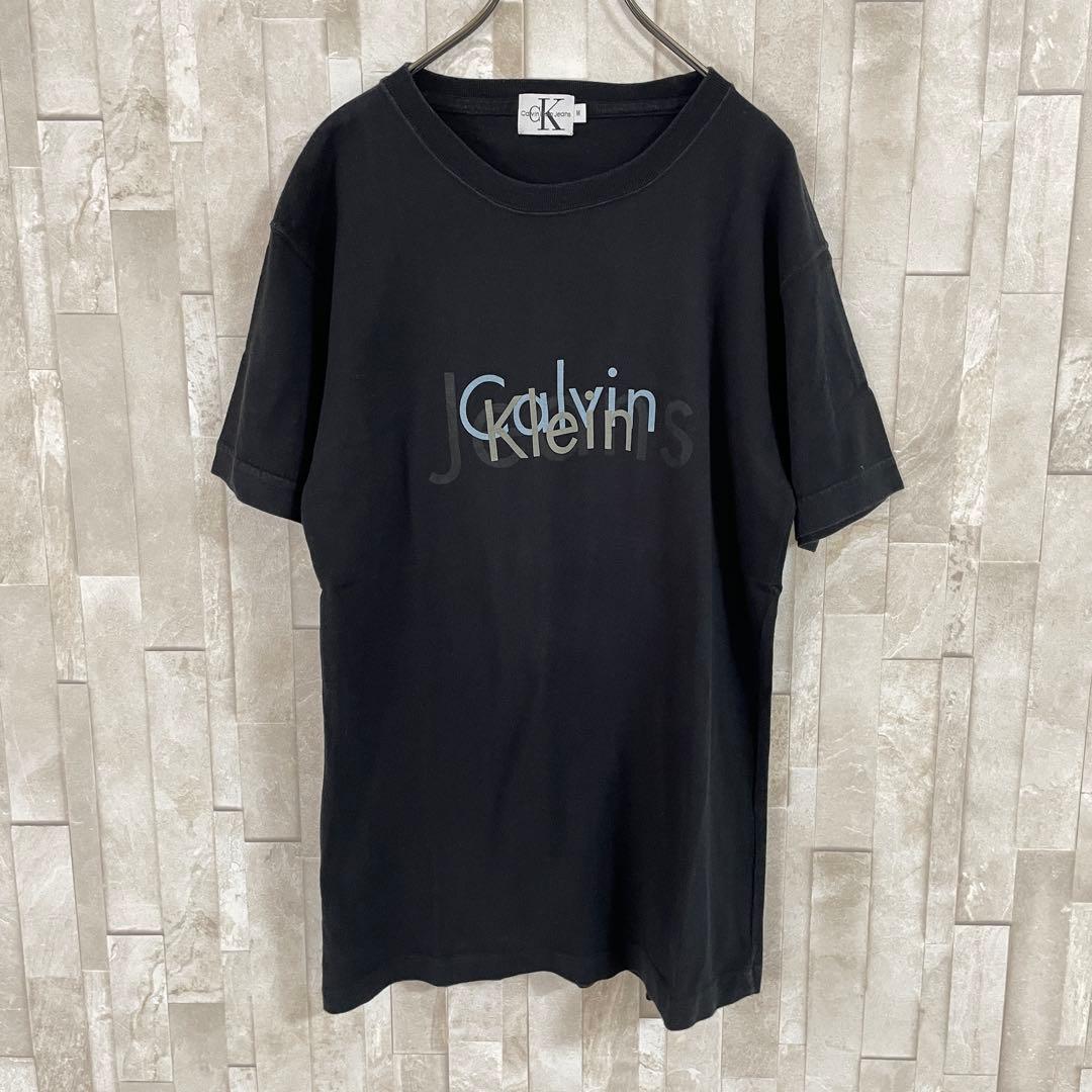 【美品】Calvin Klein Jeans 半袖Tシャツ サイズM ブラック