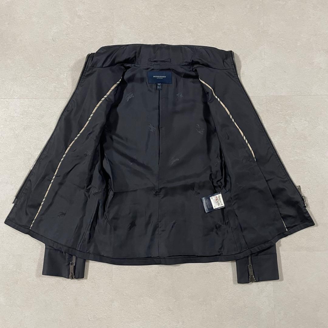 古着 BURBERRY LONDON ミリタリージャケット イタリア製 黒
