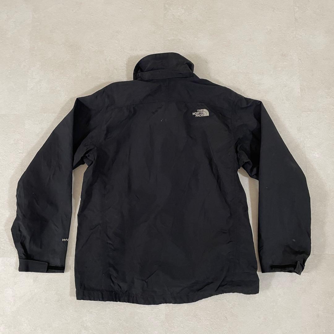 古着 THE NORTH FACE ナイロンジャケット HYVENT 黒色 M