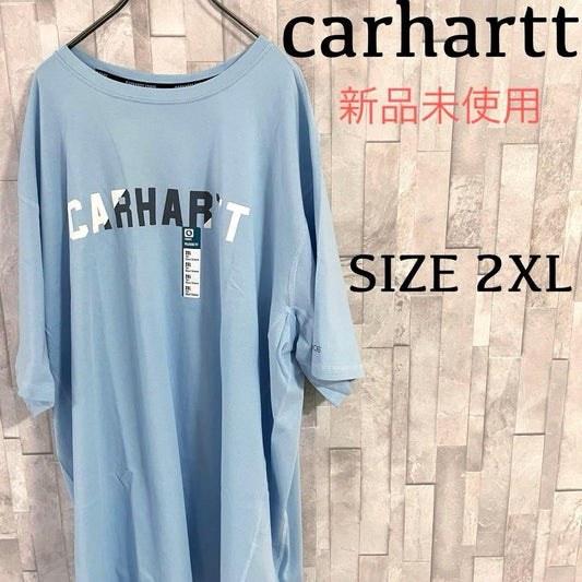 【新品未使用タグ付】carhartt クルーネック Tシャツ 水色 2XL