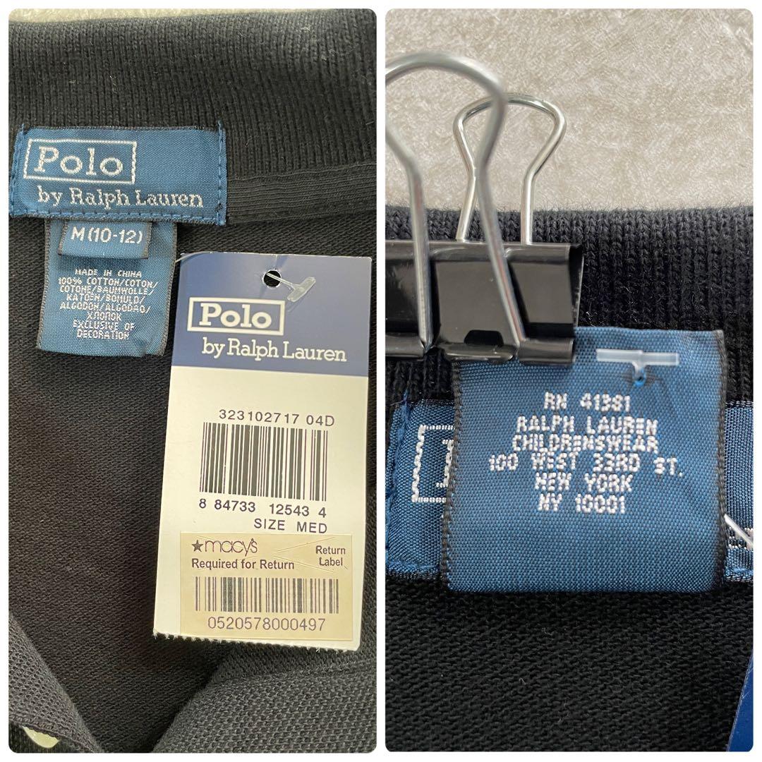 【新品未使用タグ付】90s POLO RALPH LAUREN ポロシャツ 黒