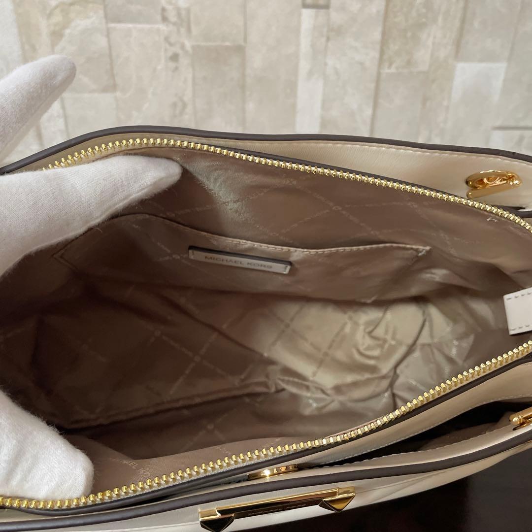 訳あり新品 MICHAEL KORS トートバッグ ホワイト