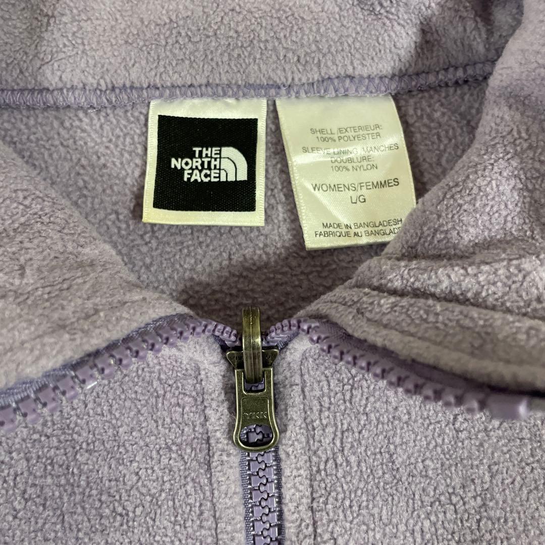 【美品】THE NORTH FACE ジップイン フリースジャケット L 紫色