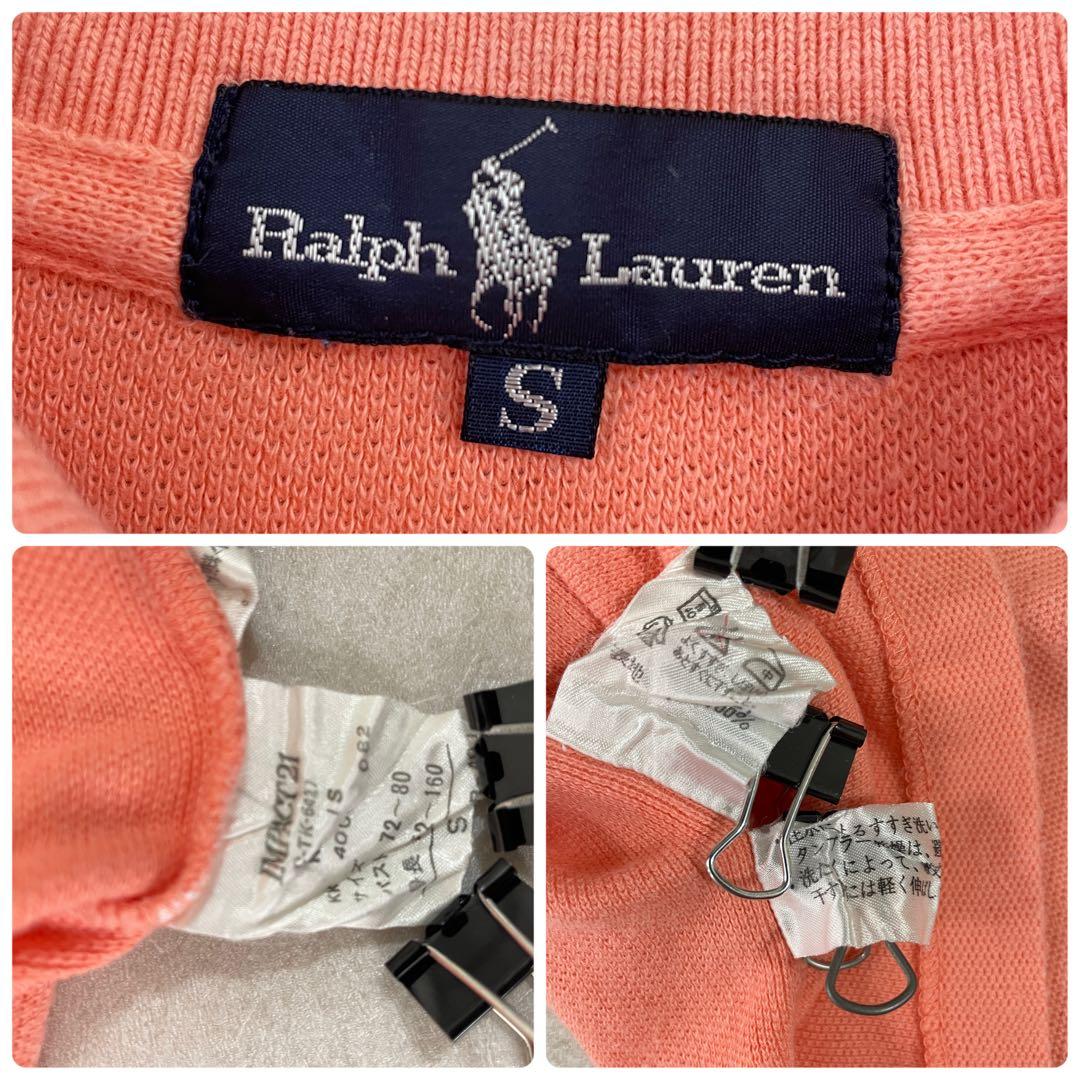 90s POLO RALPH LAUREN 半袖ポロシャツ サイズS ピンク