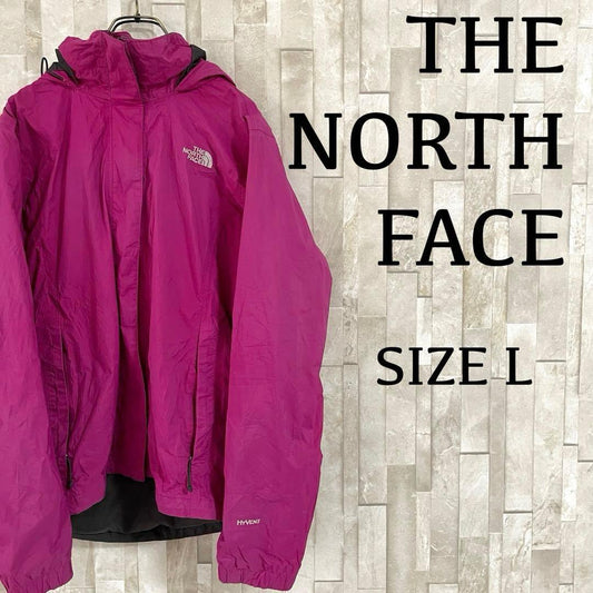 古着 THE NORTH FACE マウンテンパーカー HYVENT 紫色 L