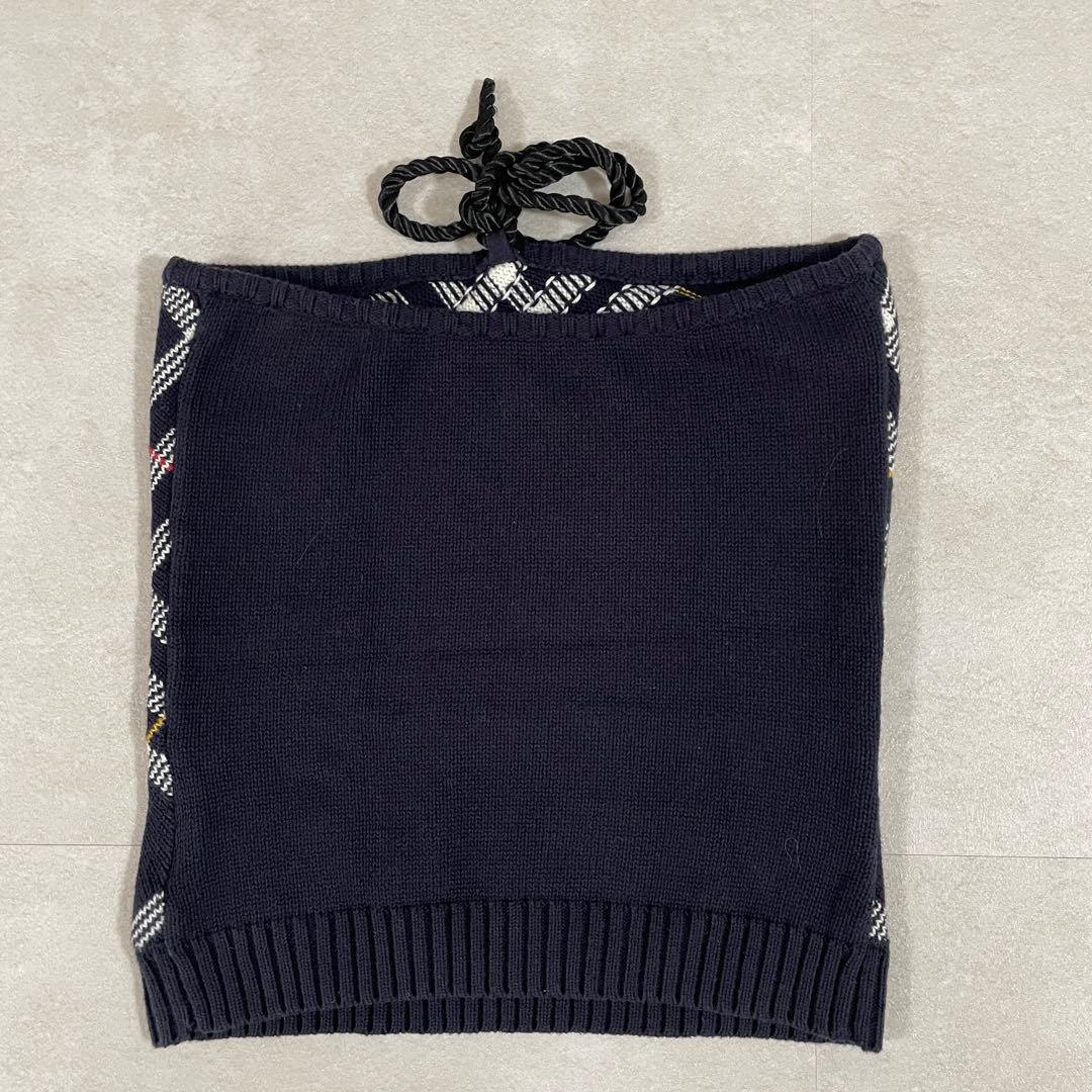 【美品】BURBERRY BLUE LABEL ネックウォーマー サイズ38