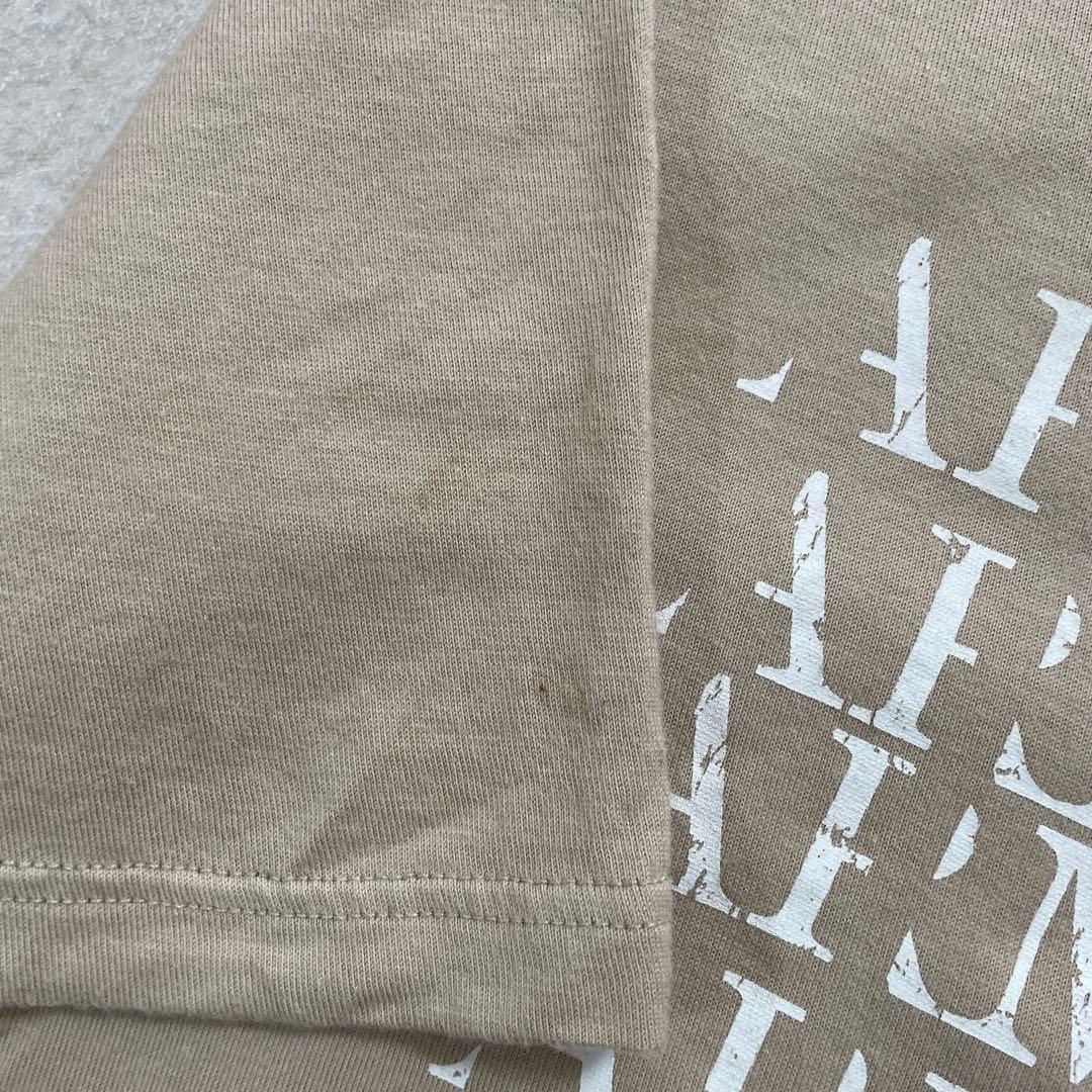 古着 ARMANI JEANS ベージュ 半袖Tシャツ Sサイズ