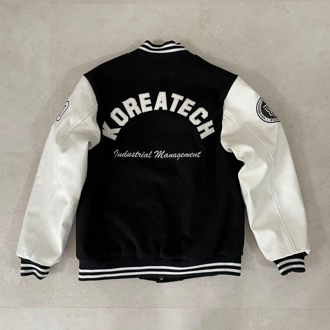 【希少韓国限定】⭐︎日本未発売⭐︎TIJURI スタジャン バックロゴ刺繍 M