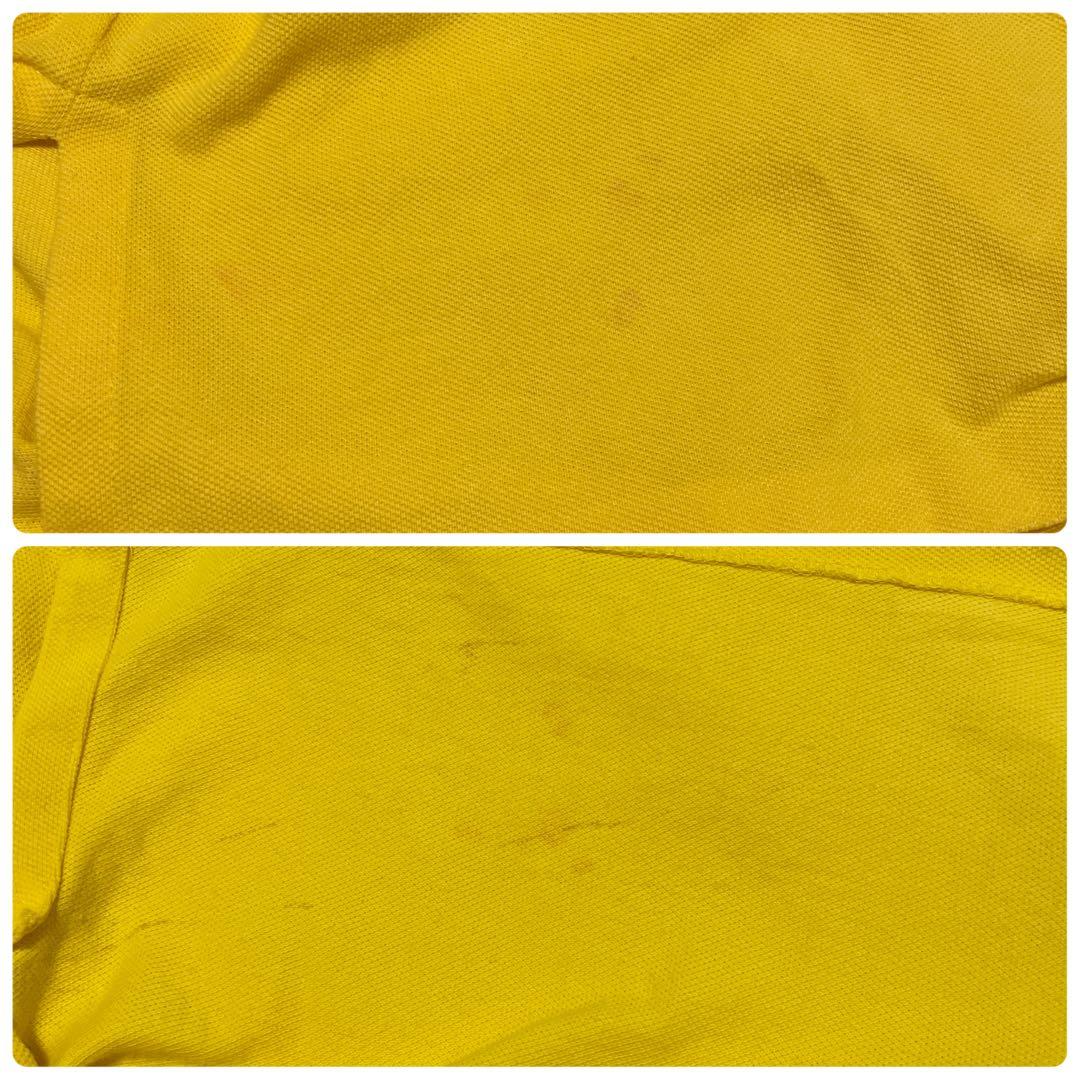 90s POLO RALPH LAUREN 半袖ポロシャツ 3XL イエロー