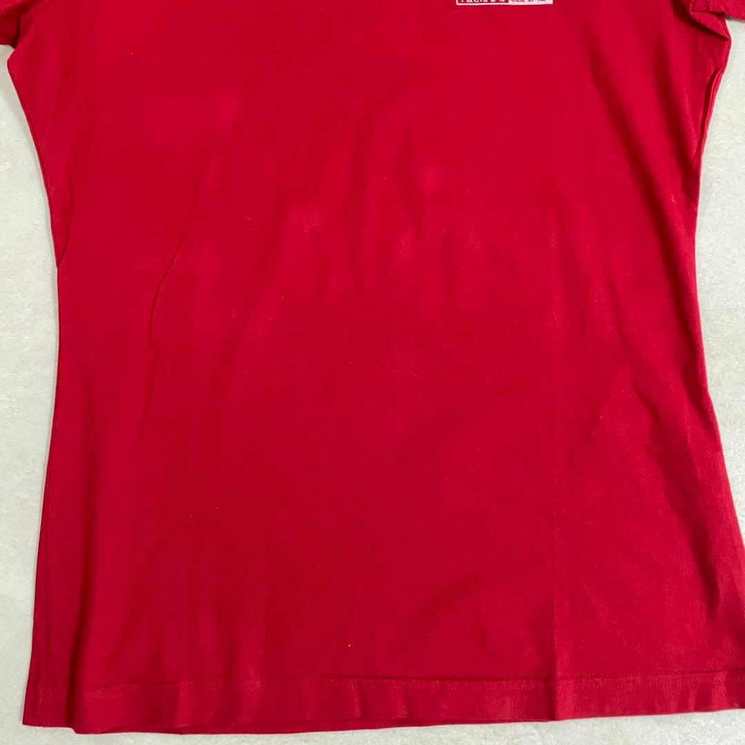古着ARMANI JEANS Tシャツ ロゴプリント サイズM レッド